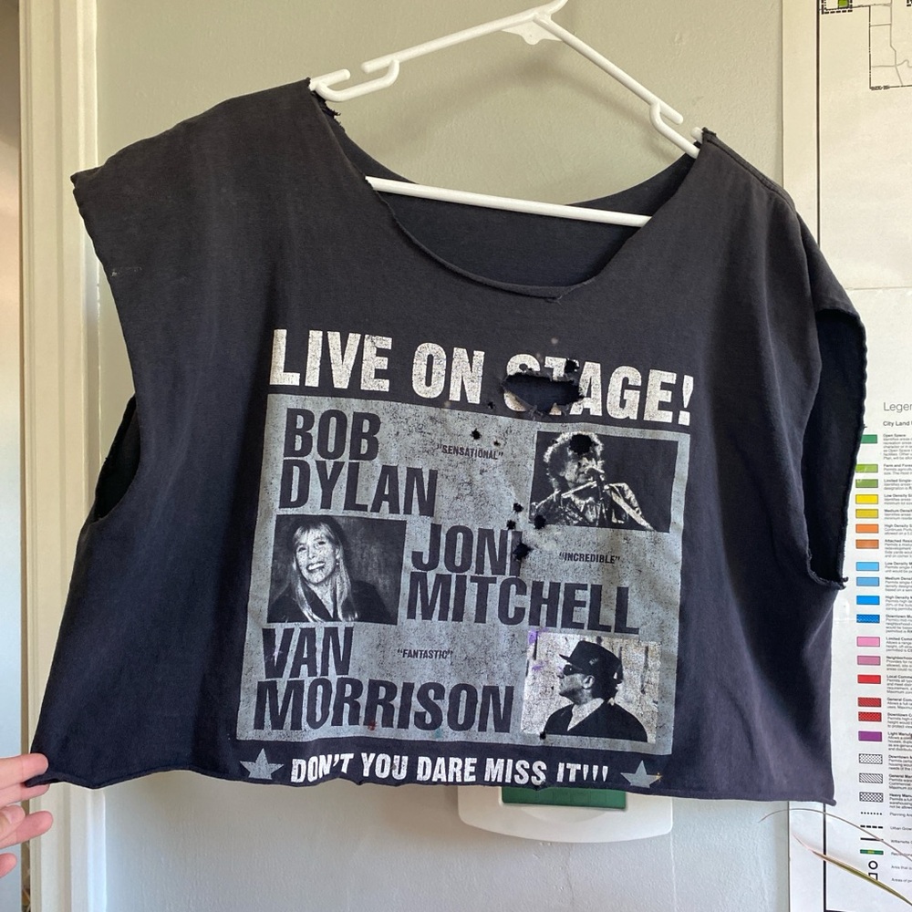 Vintage Bob Dylan, Joni Mitchell T-shirt
